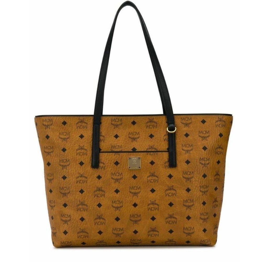 MCM Tote: Cognac Brown
